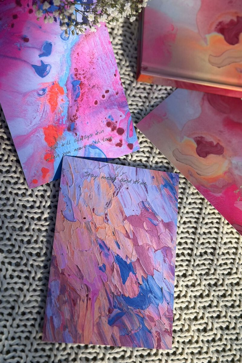 Postkarte Messy and true